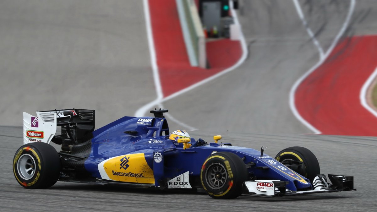 Marcus Ericsson v závodě v Austinu