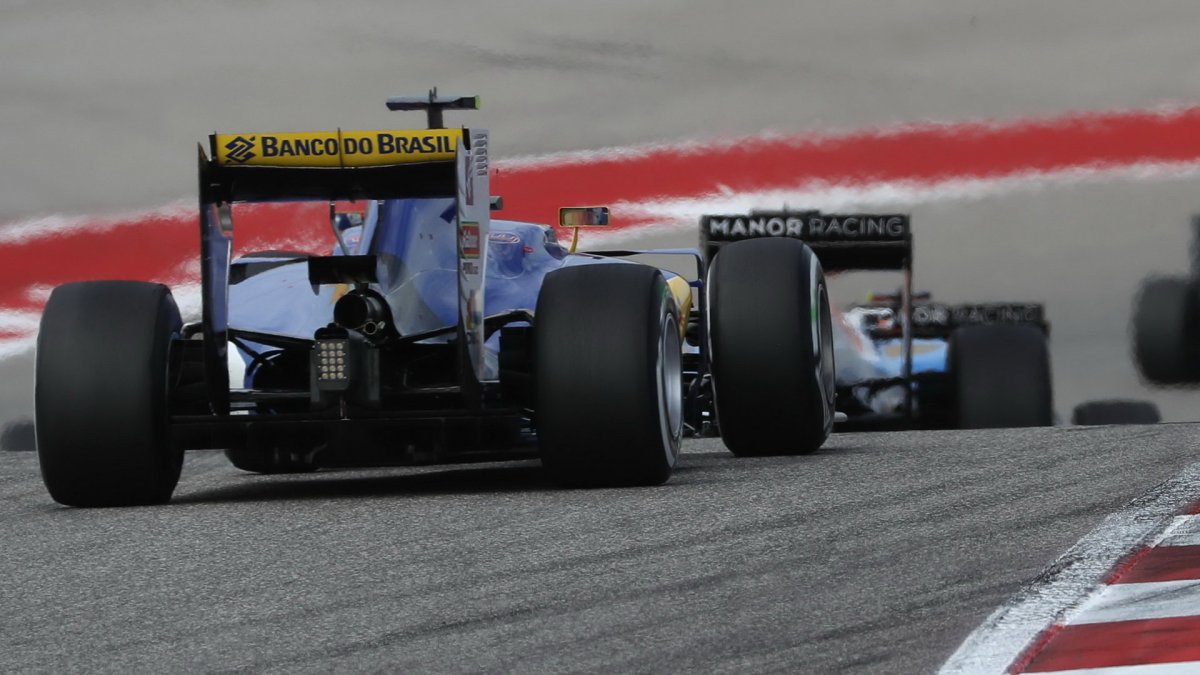 Felipe Nasr v závodě v Austinu