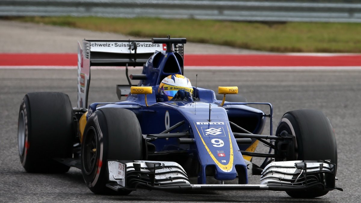Marcus Ericsson v závodě v Austinu