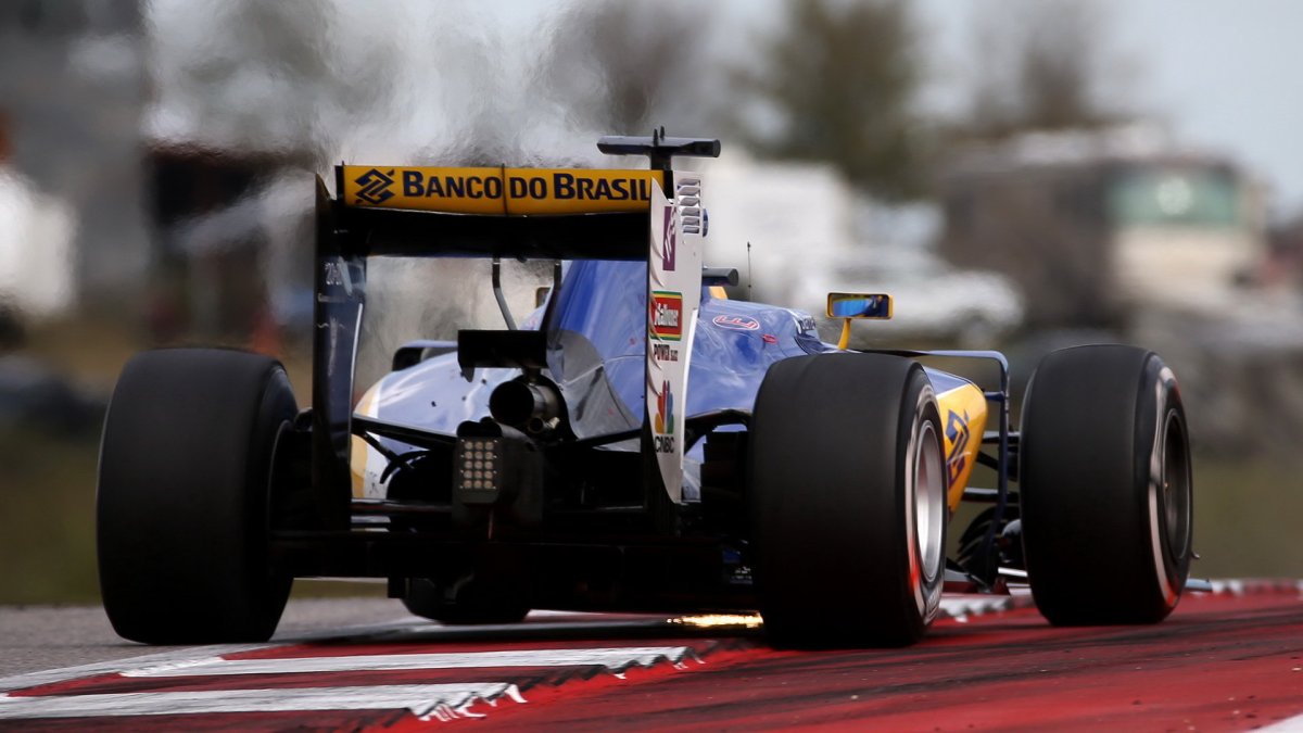 Marcus Ericsson v závodě v Austinu