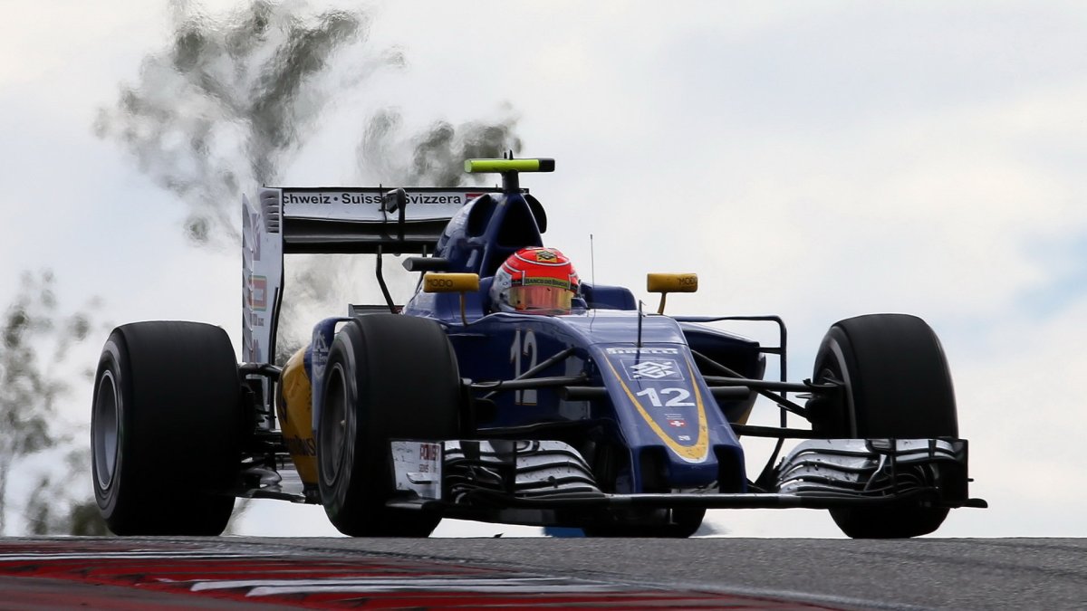 Felipe Nasr v závodě v Austinu