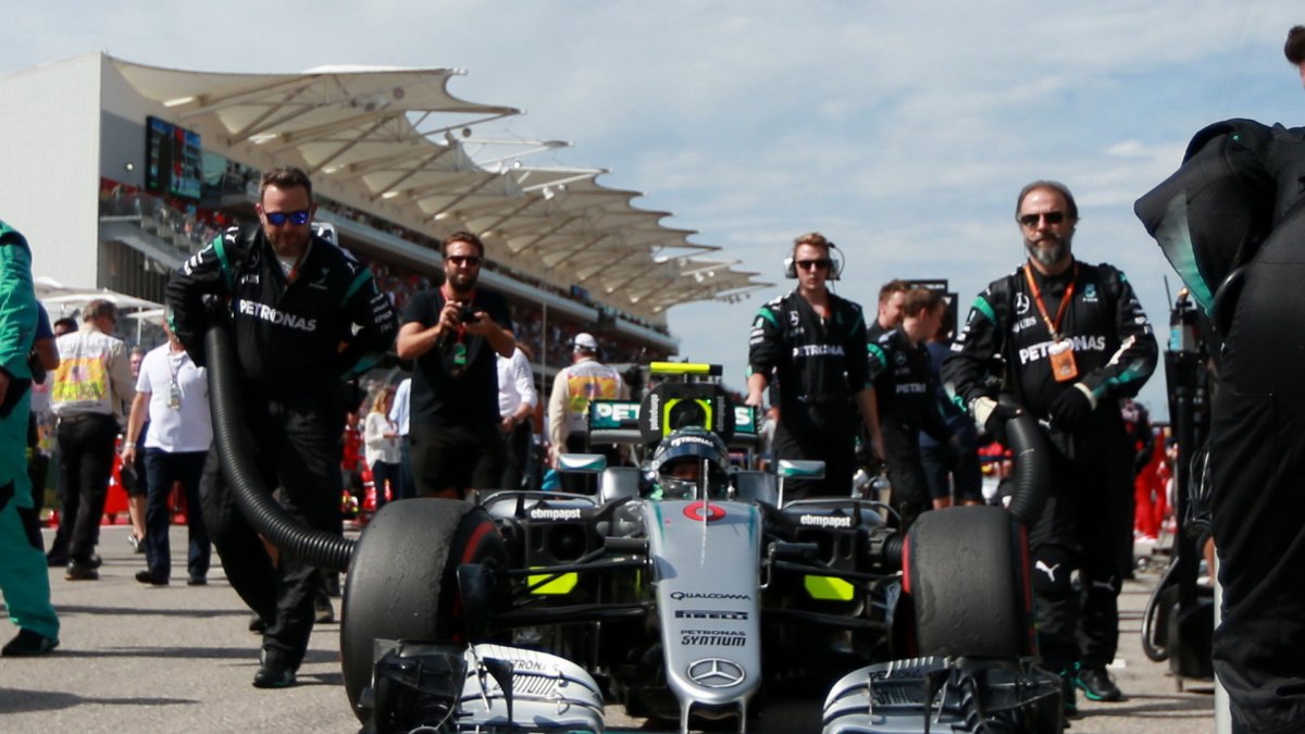 Nico Rosberg před závodem v Austinu