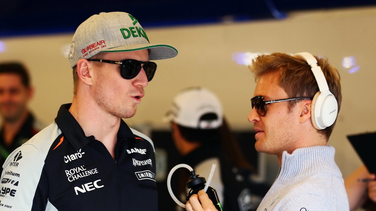 Nico Hülkenberg a Nico Rosberg v Austinu