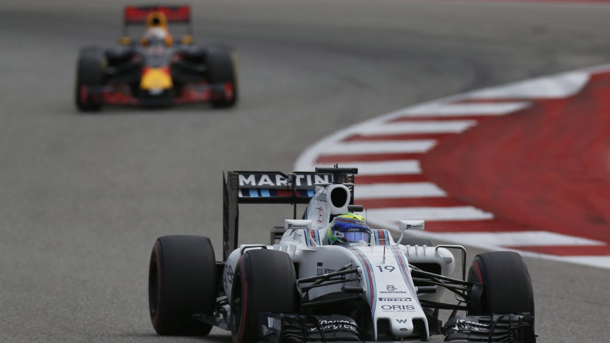 Felipe Massa s Williamsem ve Velké ceně Spojených států