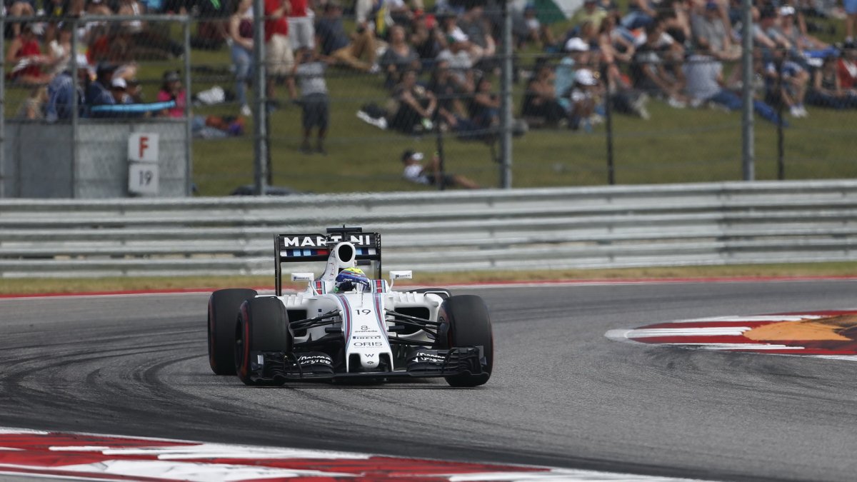 Felipe Massa s Williamsem ve Velké ceně Spojených států