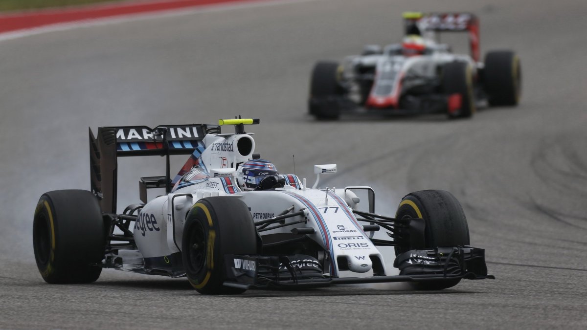 Valtteri Bottas s Williamsem ve Velké ceně Spojených států
