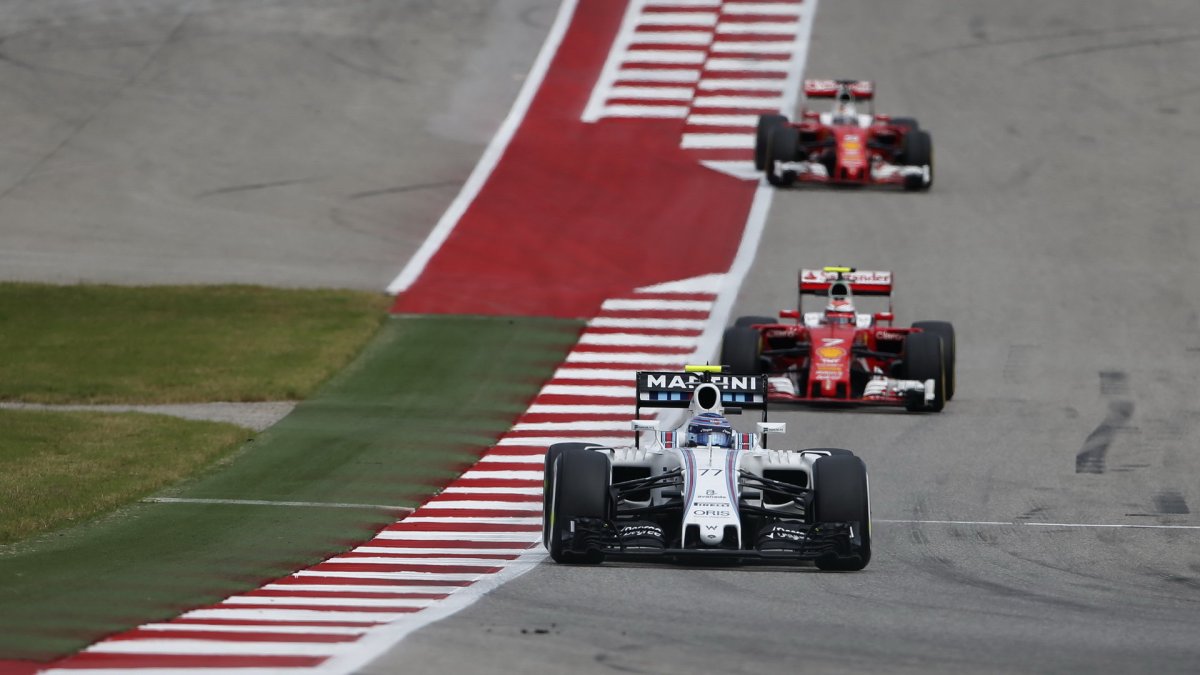 Valtteri Bottas s Williamsem ve Velké ceně Spojených států