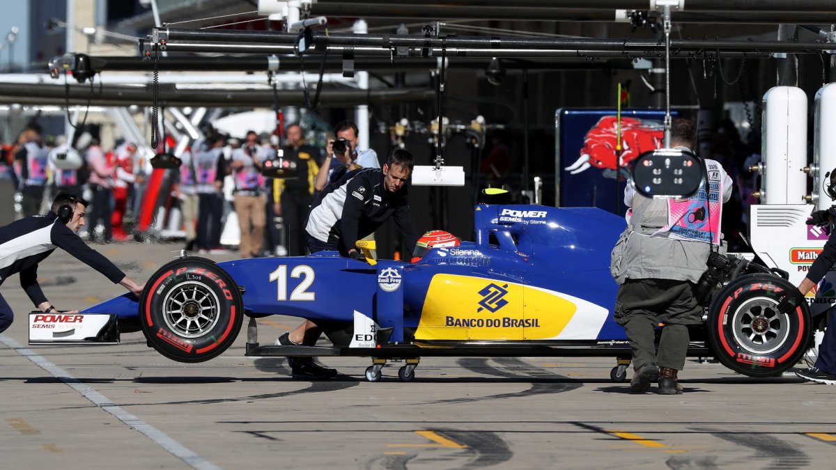Felipe Nasr v kvalifikaci v Austinu