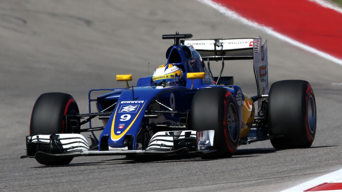 Marcus Ericsson v kvalifikaci v Austinu
