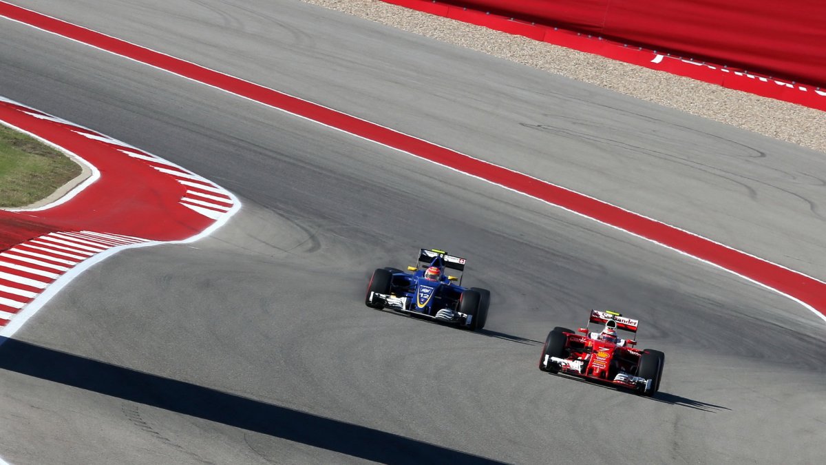 Felipe Nasr a Kimi v kvalifikaci v Austinu