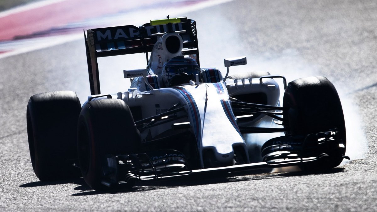 Valtteri Bottas v kvalifikaci v Austinu