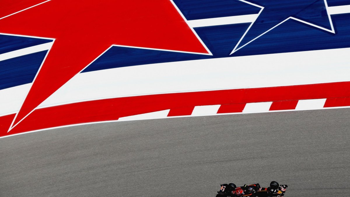 Carlos Sainz při pátečním tréninku v Austinu