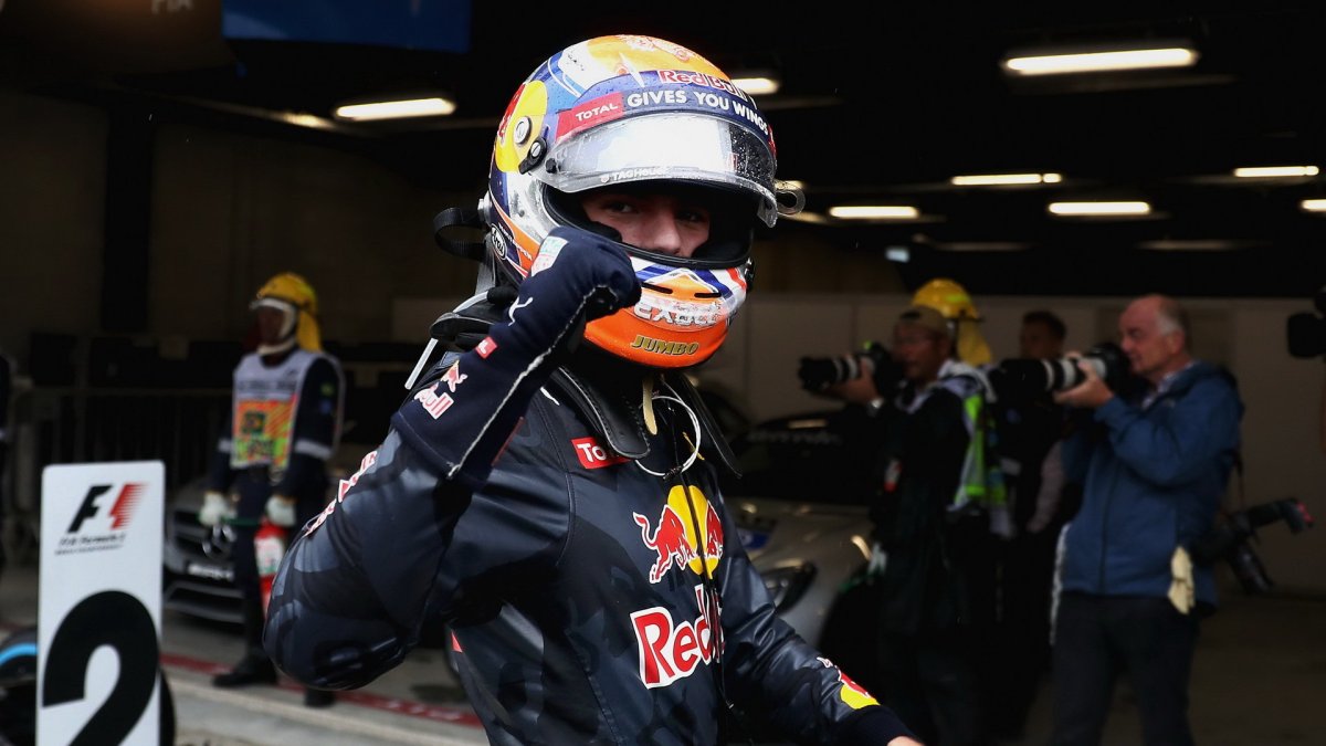 Max Verstappen po závodě v Brazílii