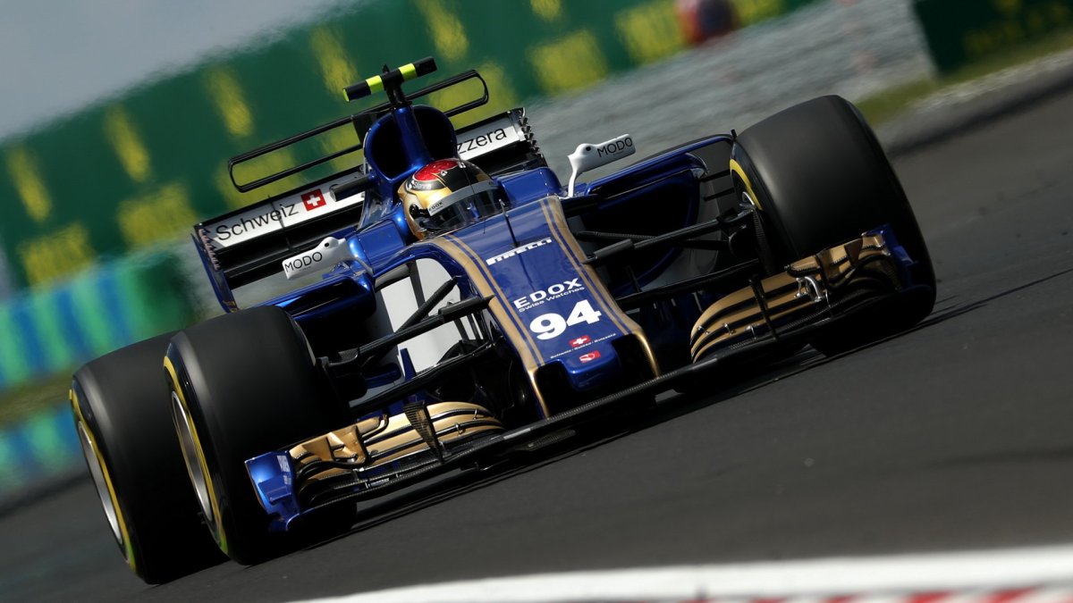 Pascal Wehrlein při tréninku v Maďarsku