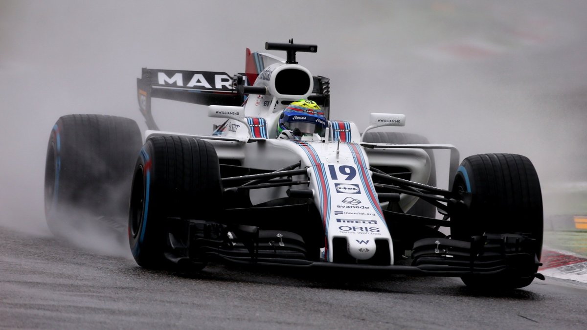 Felipe Massa za deštivé kvalifikace v Itálii