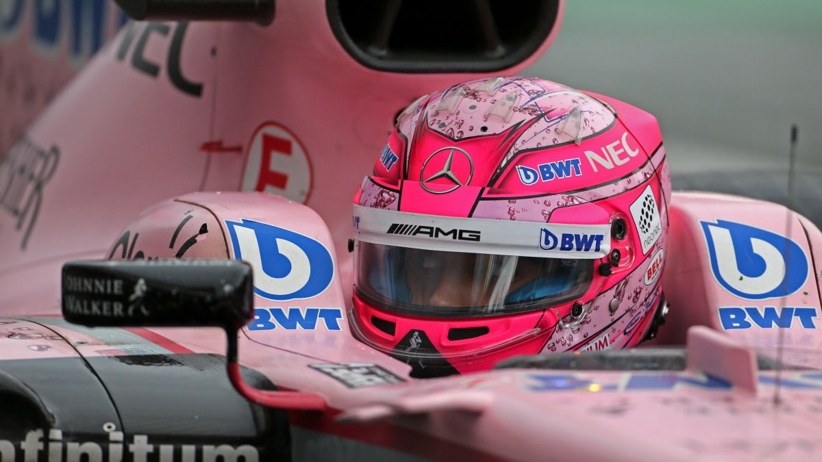 Esteban Ocon za deštivé kvalifikace v Itálii