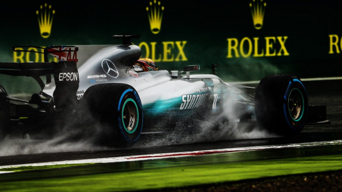 Lewis Hamilton za deštivé kvalifikace v Itálii