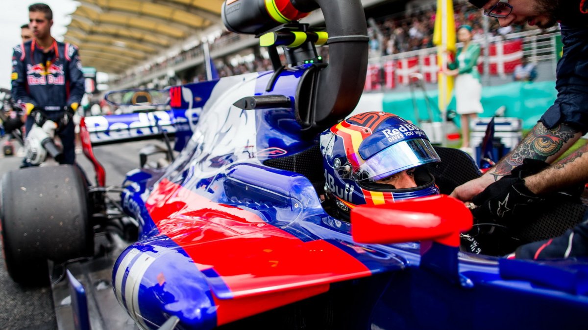 Carlos Sainz před závodem v Malajsii