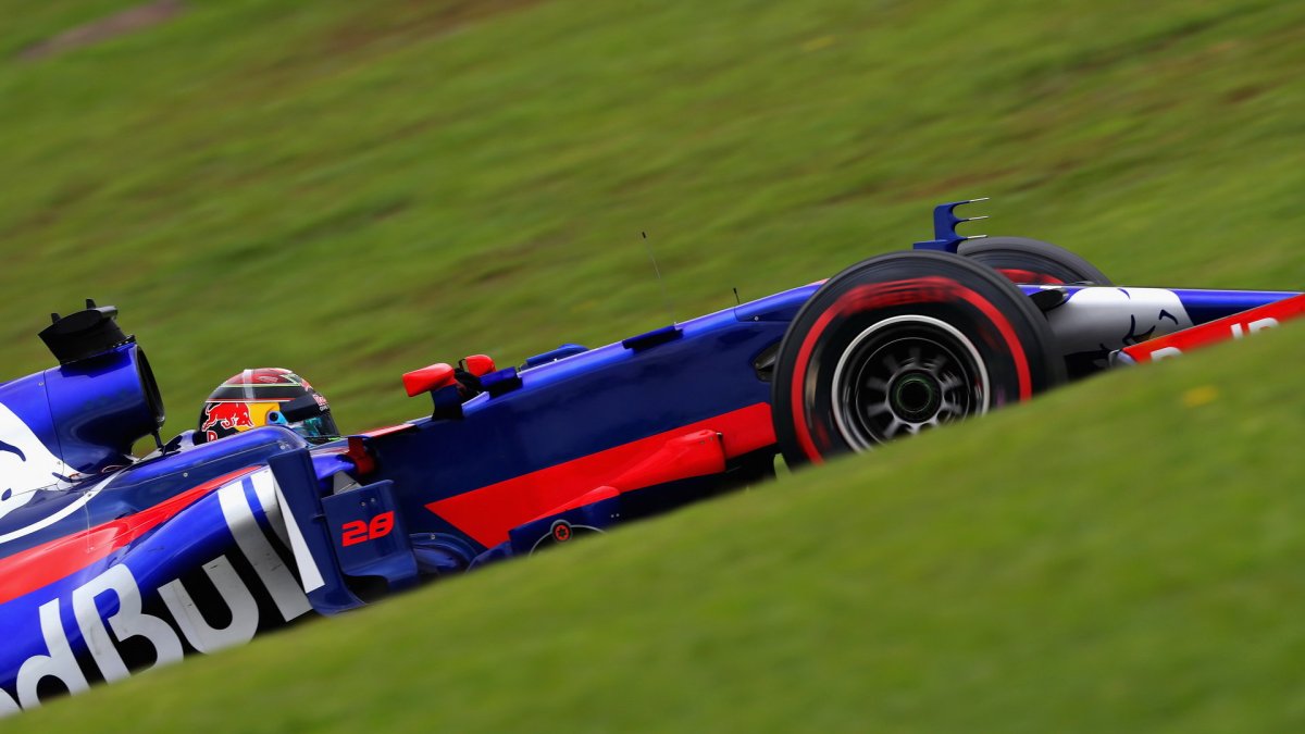 Brendon Hartley v kvalifikaci v Brazílii