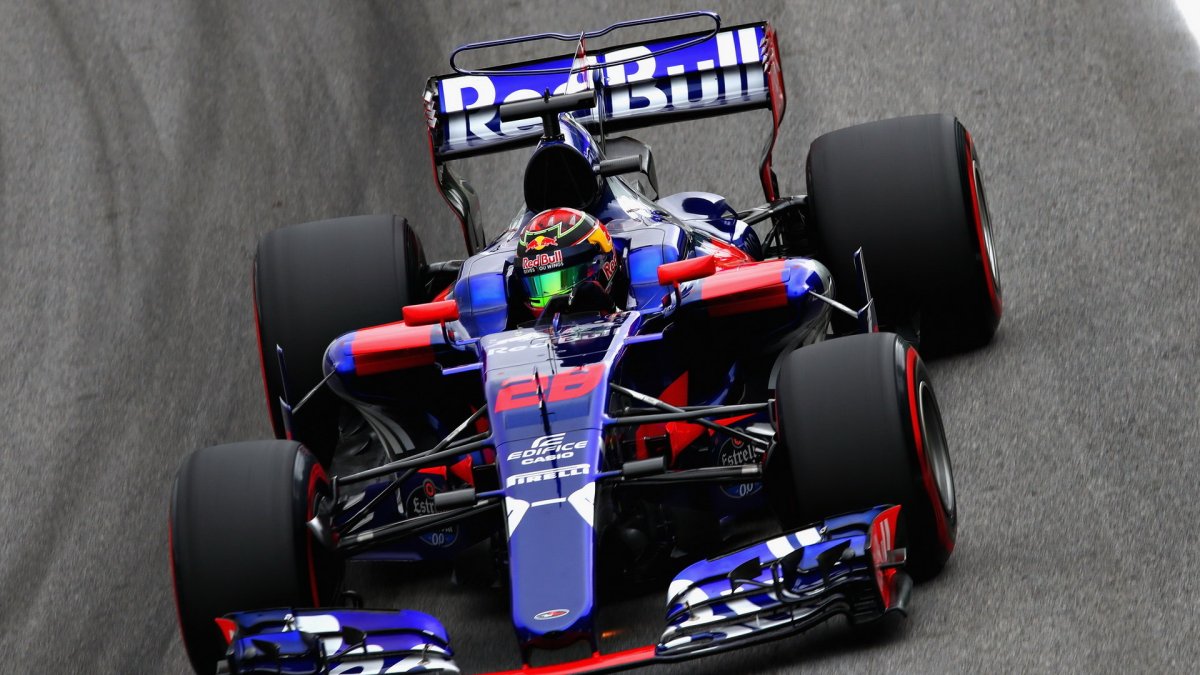 Brendon Hartley v kvalifikaci v Brazílii