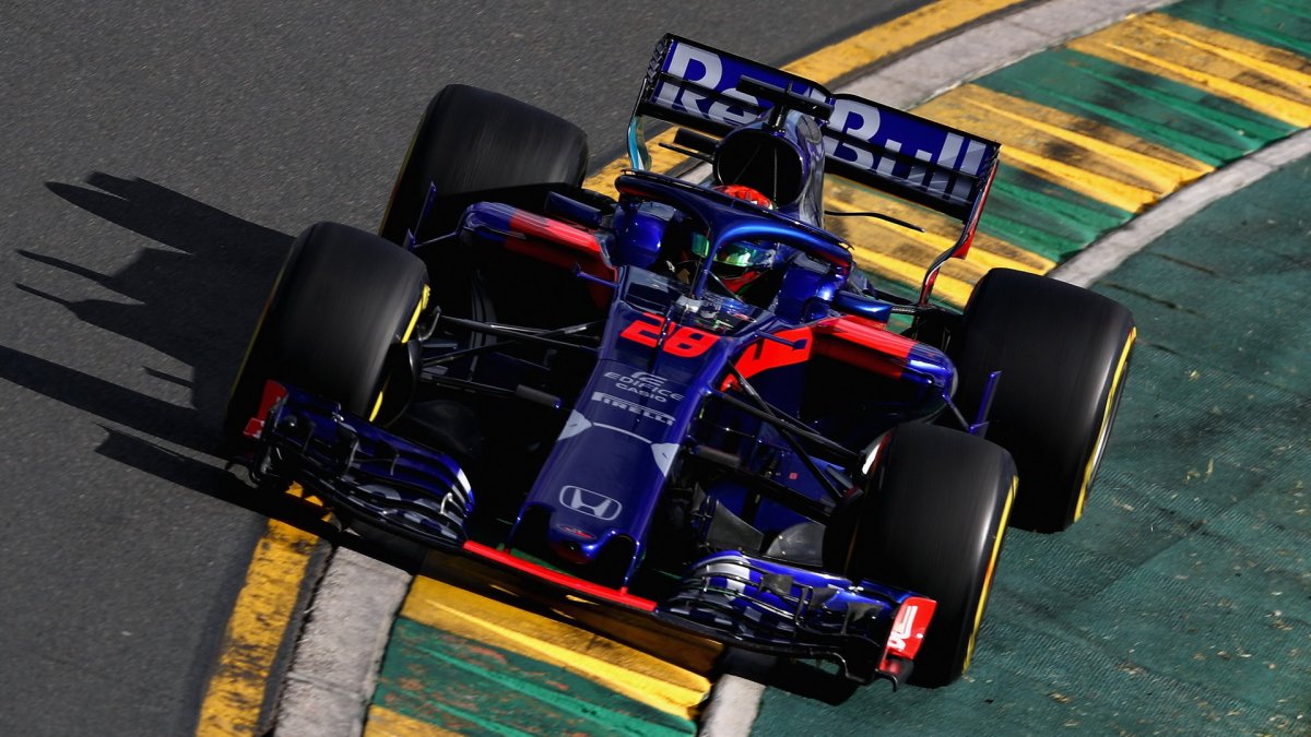 Brendon Hartley v závodě v Melbourne v Austrálii