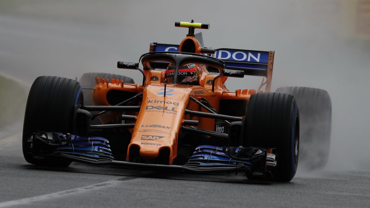 Stoffel Vandoorne v kvalifikaci v Melbourne v Austrálii