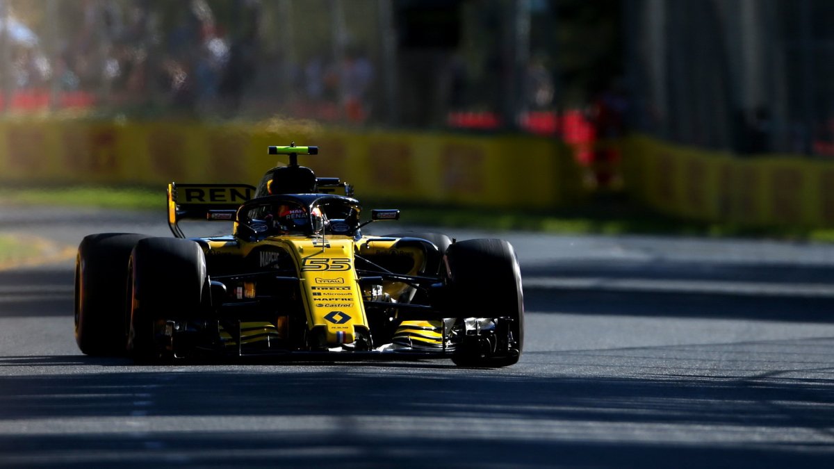 Carlos Sainz při pátečním tréninku v Melbourne v Austrálii