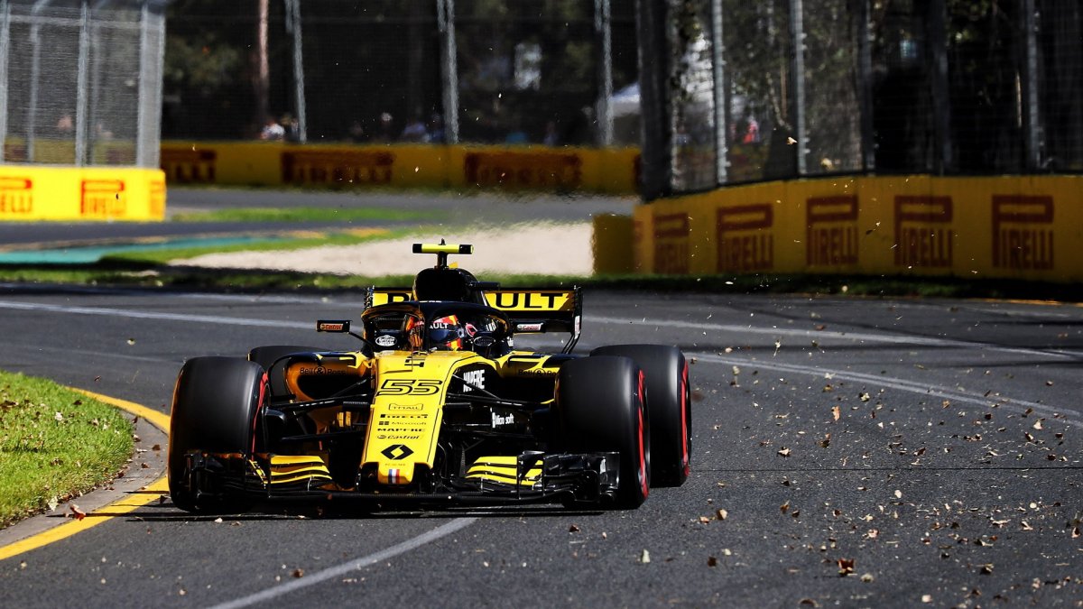 Carlos Sainz při pátečním tréninku v Melbourne v Austrálii