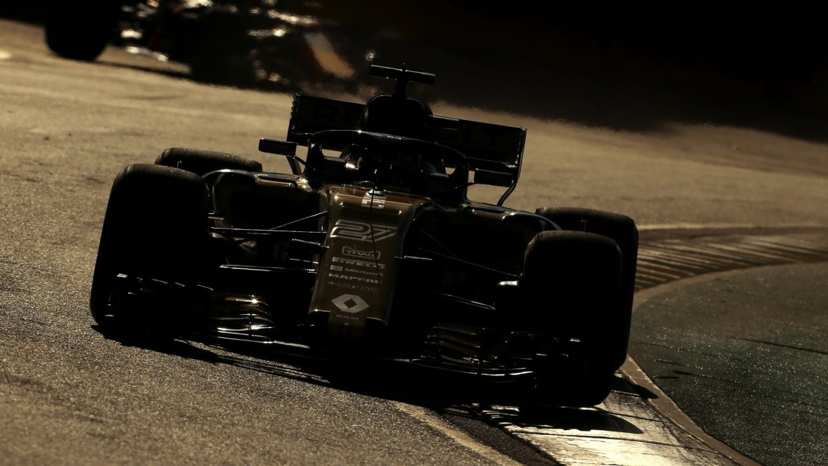 Nico Hülkenberg při pátečním tréninku v Melbourne v Austrálii