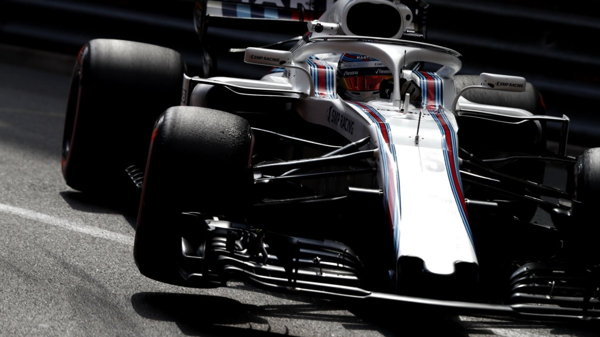 Lance Stroll v tréninku v Monaku
