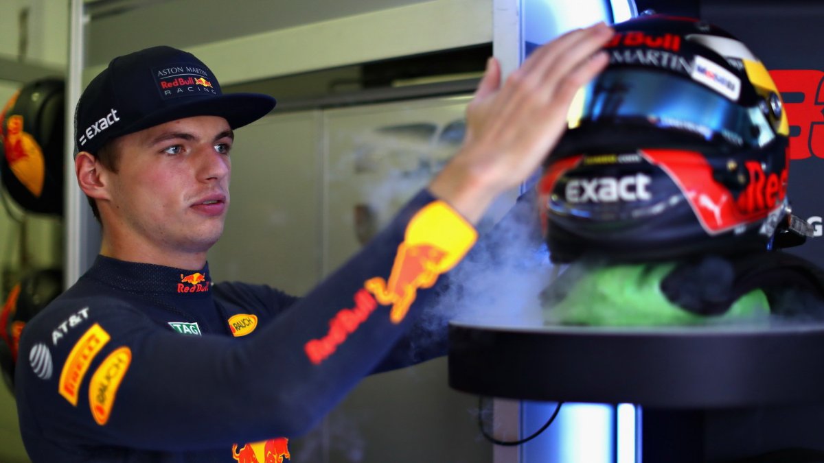 Max Verstappen před závodem v Maďarsku