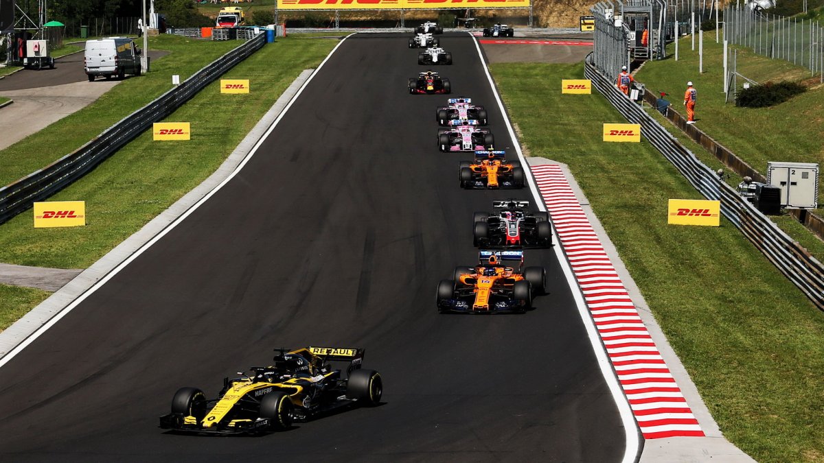 Nico Hülkenberg po startu závodu v Maďarsku