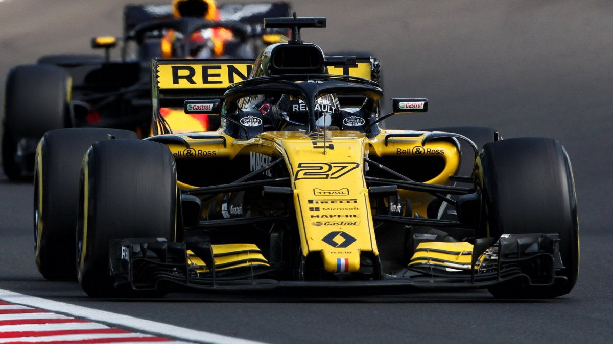 Nico Hülkenberg v závodě v Maďarsku