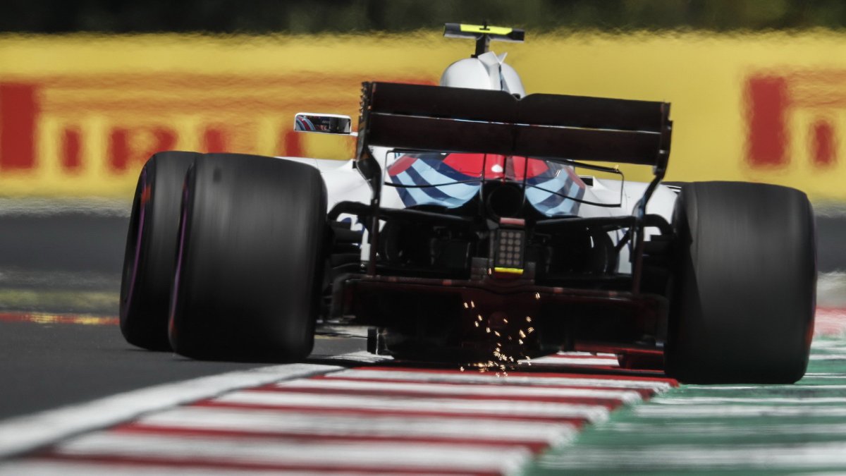 Sergej Sirotkin v třetím tréninku v Maďarsku