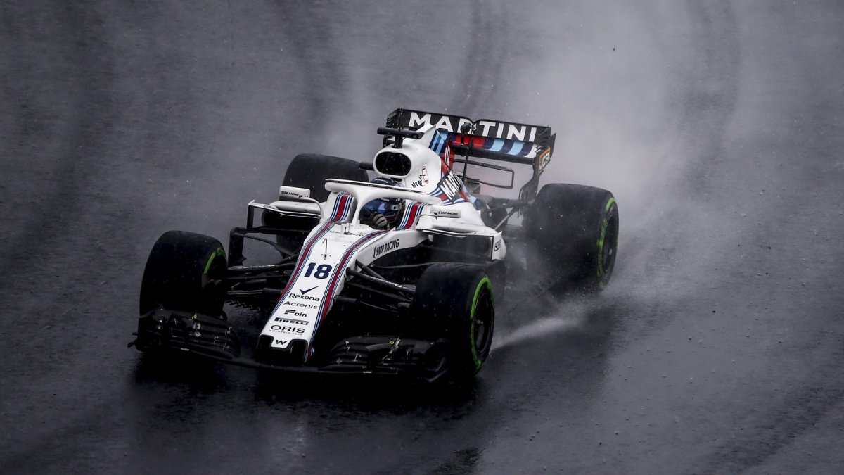 Lance Stroll za deštivé kvalifikace v Maďarsku