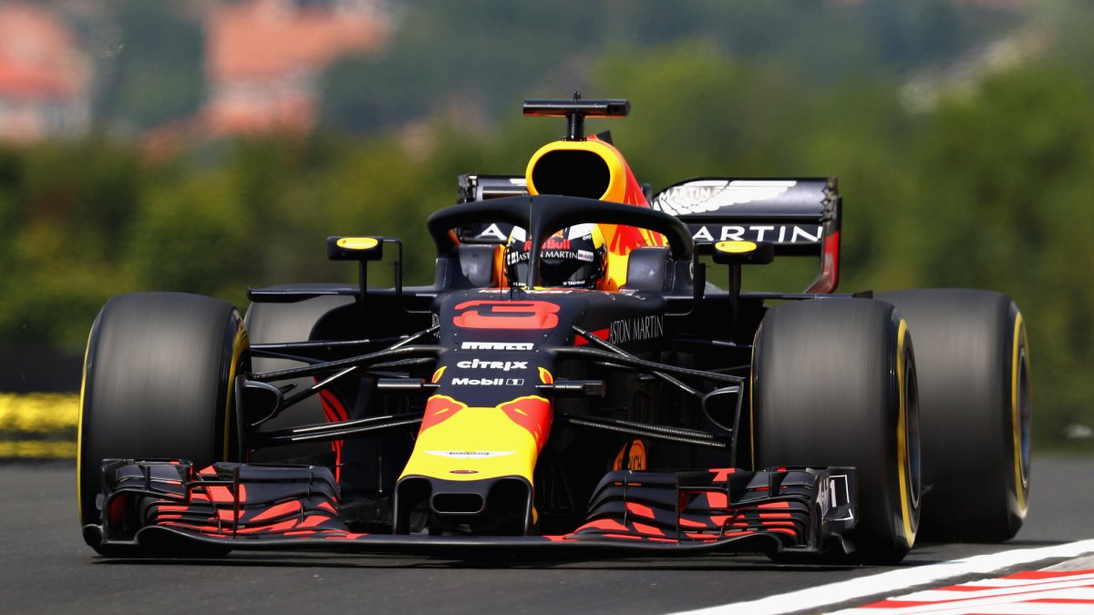 Daniel Ricciardo v tréninku v Maďarsku
