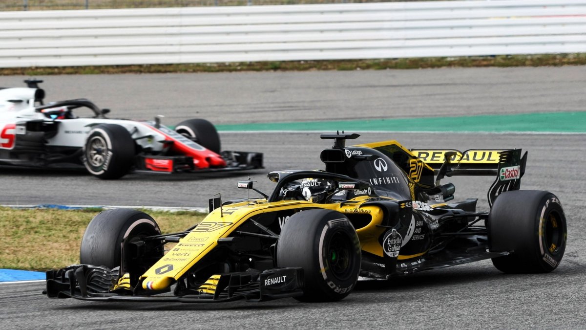 Nico Hülkenberg v závodě v Německu