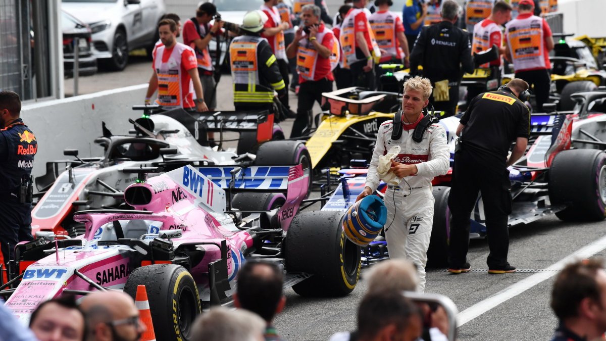 Marcus Ericsson po závodě v Německu