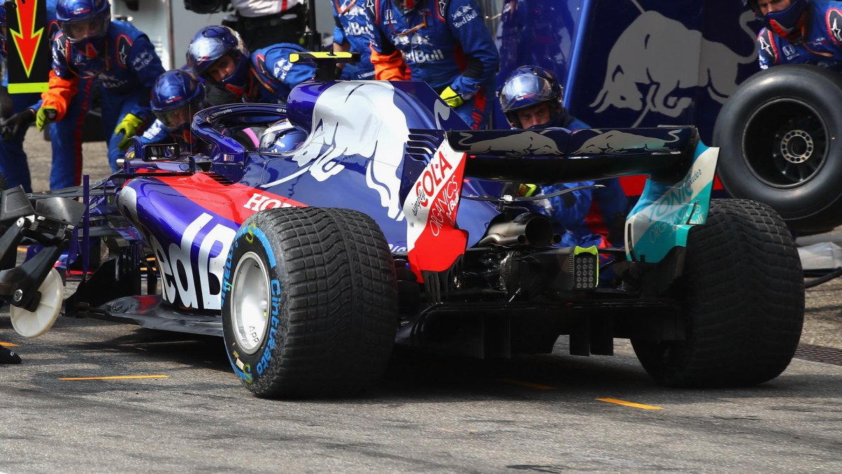 Pierre Gasly v závodě v Německu