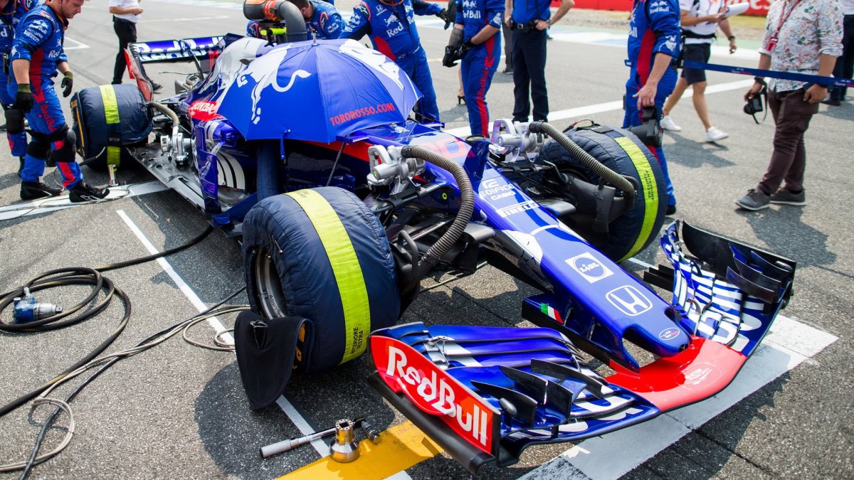 Pierre Gasly před závodem v Německu
