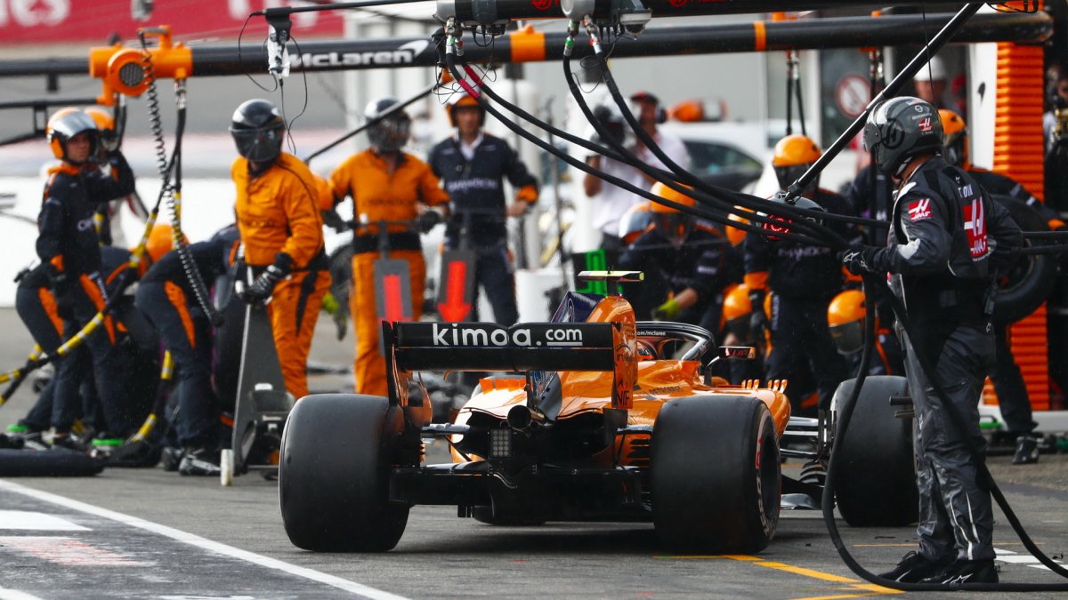 Stoffel Vandoorne v závodě v Německu