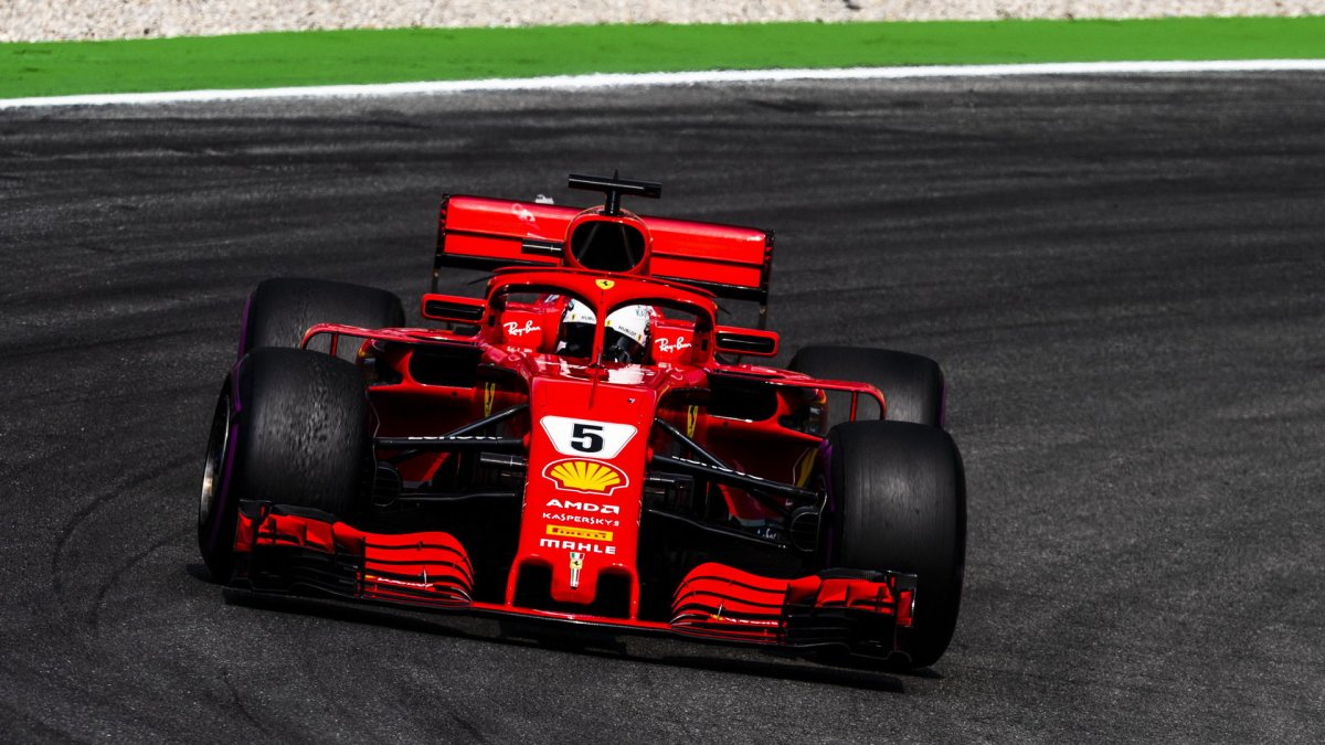 Sebastian Vettel v závodě v Německu