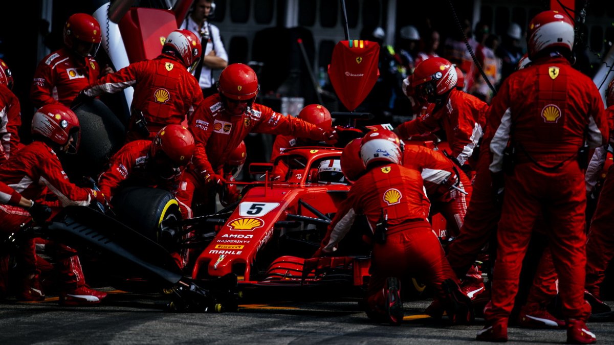 Sebastian Vettel v závodě v Německu