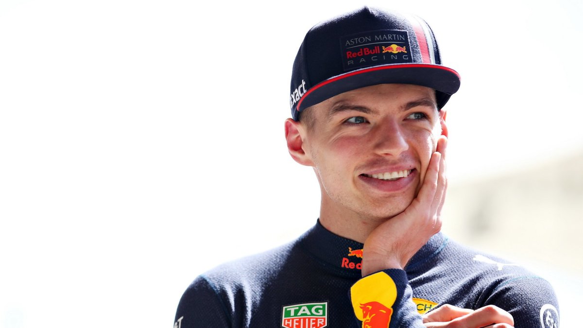 Max Verstappen v tréninku v Bahrajnu