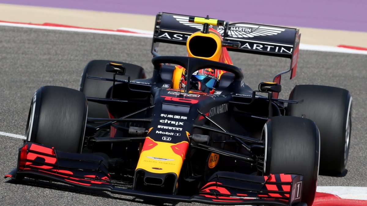 Pierre Gasly v tréninku v Bahrajnu