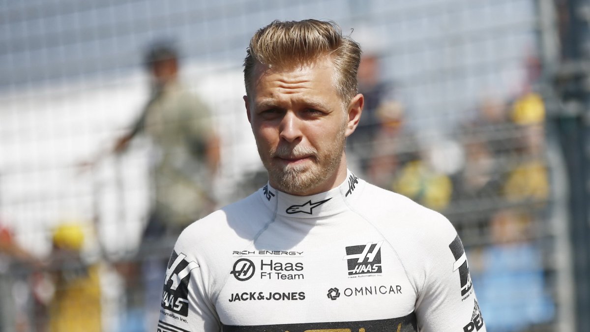 Kevin Magnussen před závodem v Melbourne