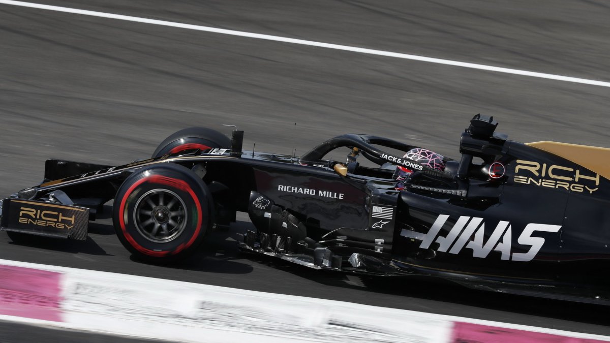 Romain Grosjean v tréninku ve Francii