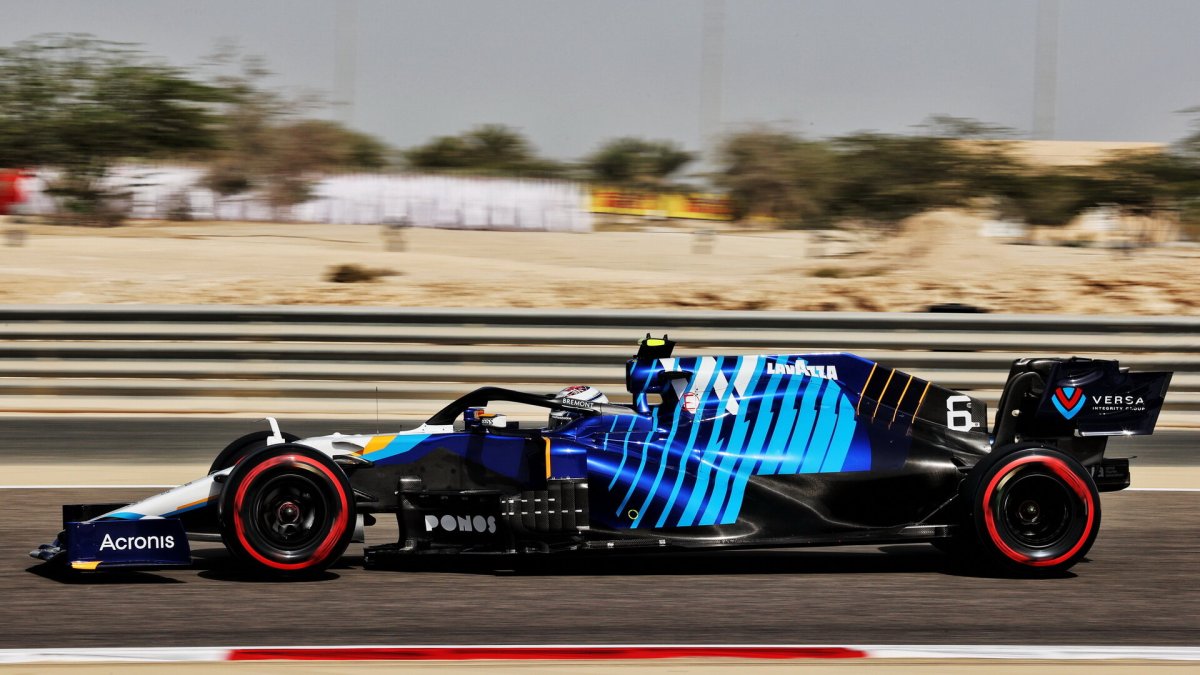 Nicholas Latifi - páteční trénink v Bahrajnu