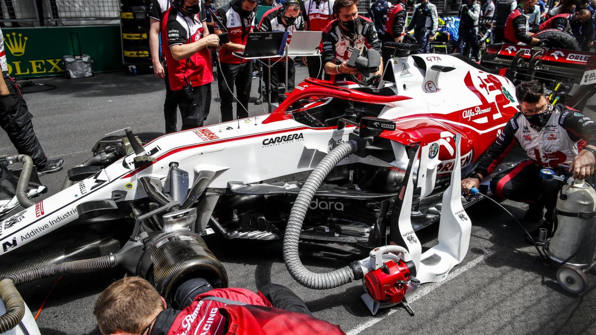 Kimi Räikkönen před závodem v Monaku