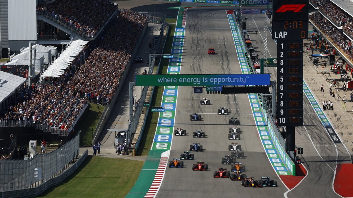 Start závodu v americkém Austinu